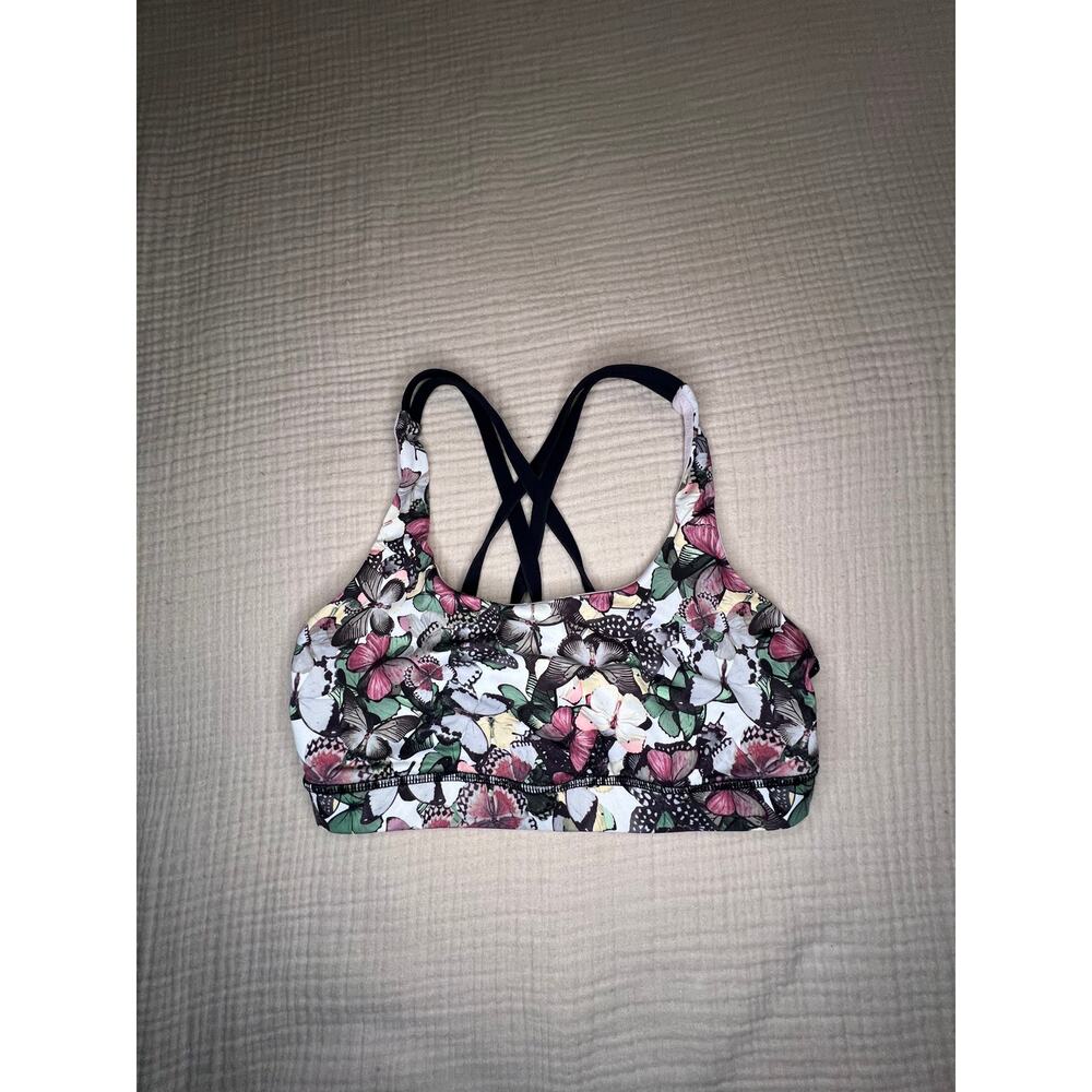 Lululemon Butterfly Energy Bra Size 6 (B130163)